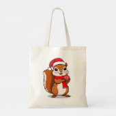 Écureuil de Noël Mignon トートバッグ (裏面)