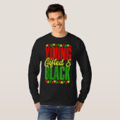EdとBlackの歴史の月アフリカの若者 Tシャツ (正面フル)
