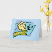 Edキャラクターグラフィック カード (黄色い花)