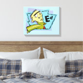 Edキャラクターグラフィック キャンバスプリント (インサイチュ (寝室))
