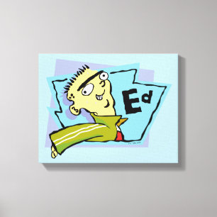 Edキャラクターグラフィック キャンバスプリント