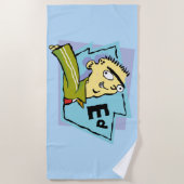 Edキャラクターグラフィック ビーチタオル (正面)