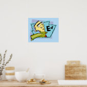 Edキャラクターグラフィック ポスター (キッチン)