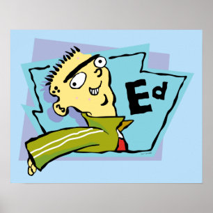 Edキャラクターグラフィック ポスター