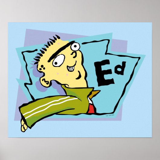 Edキャラクターグラフィック ポスター (正面)