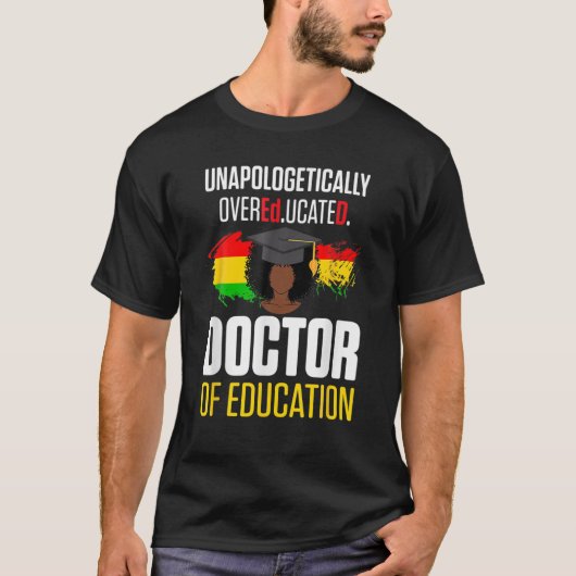 Ed.D. Doctor Of Education Dissertation Graduation Tシャツ (正面)