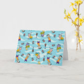 Ed、Edd、n渦模様 カード (黄色い花)