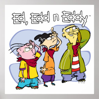 Ed、Edd、n Eddyハンドシンボルや象徴 ポスター