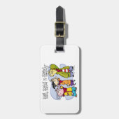 Ed、Edd、n Eddyハンドシンボルや象徴 ラゲッジタグ (正面縦)