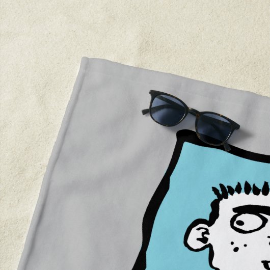 Ed、Edd、n Eddy - Edヘッド ビーチタオル (インサイチュ)