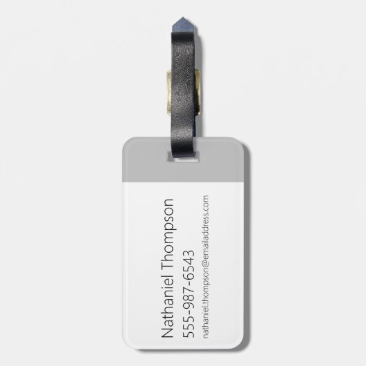 Ed、Edd、n Eddy - Edヘッド ラゲッジタグ (裏面縦)