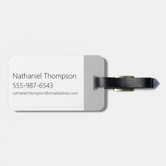 Ed、Edd、n Eddy - Edヘッド ラゲッジタグ (裏面横)