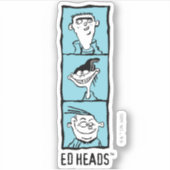 Ed, Edd, n Eddy - Ed Heads シール (正面)