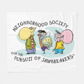 Ed, Edd, n Eddy - Jawbreakers フリースブランケット (正面(横))