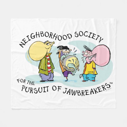 Ed, Edd, n Eddy - Jawbreakers フリースブランケット (正面(横))