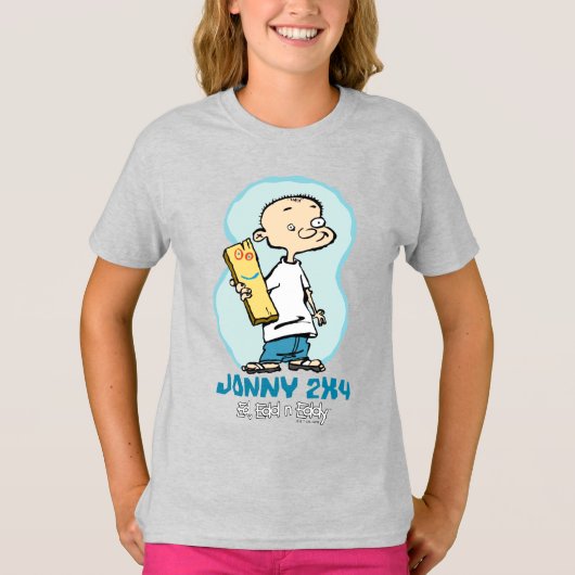 Ed、Edd、n' Eddy Jonny 2x4とPlank Tシャツ (正面)