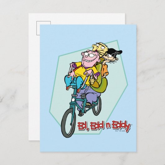 Ed, Edd, n Eddy on a Bike ポストカード (正面/裏面)