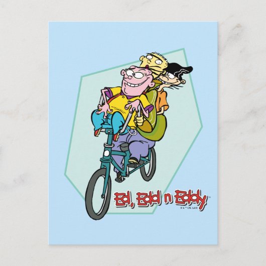 Ed, Edd, n Eddy on a Bike ポストカード (正面)
