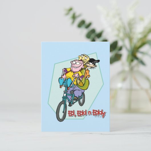 Ed, Edd, n Eddy on a Bike ポストカード (スタンド正面)