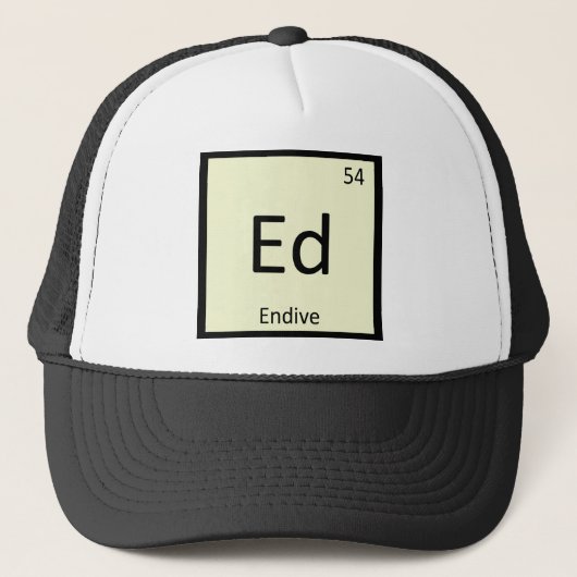 Ed - Endive Letas Chemistry Periodic Table(Ed - En キャップ (正面)