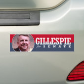 ED GILLESPIEのキャンペーン バンパーステッカー (車上)