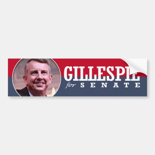 ED GILLESPIEのキャンペーン バンパーステッカー (正面)