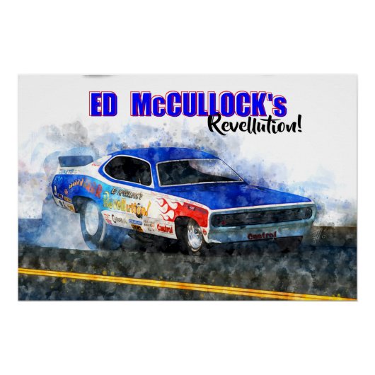 Ed McCullochs Revellutions 1972 ポスター (正面)
