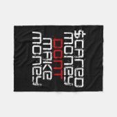 Ed Money Don't Make Money フリースブランケット (正面(横))