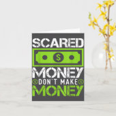 Ed Money Dont Make Money Dollar Cash Graphic Boss  カード (黄色い花)