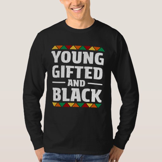 ed Young Black Dashiki African Pride History Month Tシャツ (正面)