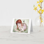 Edanのメッセージカード カード (黄色い花)