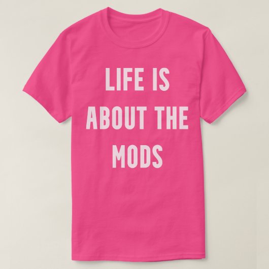 EDCライフはモッドについて Tシャツ (デザイン正面)