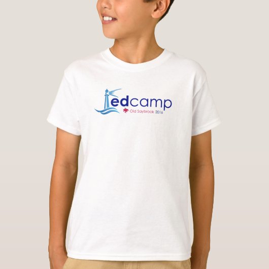 EdCamp古いSaybrookの子供の昇進のティー Tシャツ (正面)