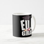 EdD博士教育卒業ギフトコーヒーマグ コーヒーマグカップ (正面右)