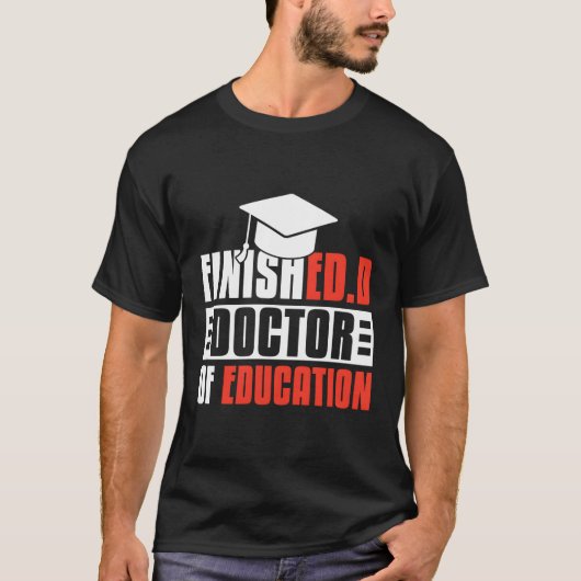 Edd教育医を見つける Tシャツ (正面)