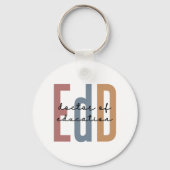 EdD教育学博士の卒業 キーホルダー (裏面)
