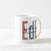 EdD教育学博士の卒業 コーヒーマグカップ (正面右)