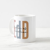 EdD教育学博士の卒業 コーヒーマグカップ (正面左)