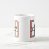 EdD教育学博士の卒業 コーヒーマグカップ (中央)