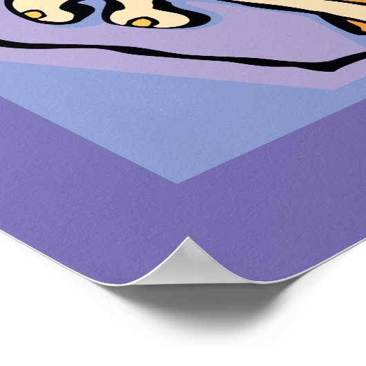 Edd Character Graphic ポスター (角)