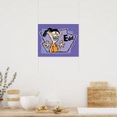 Edd Character Graphic ポスター (キッチン)