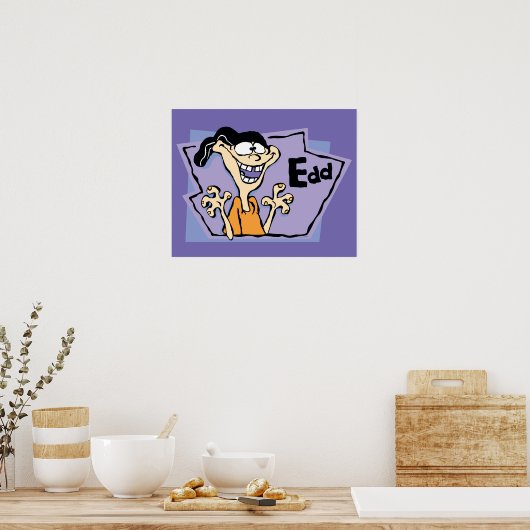 Edd Character Graphic ポスター (キッチン)
