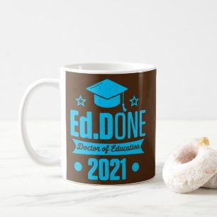 EdD Doctor of Education 2021 Doctor Doctor Suratio コーヒーマグカップ