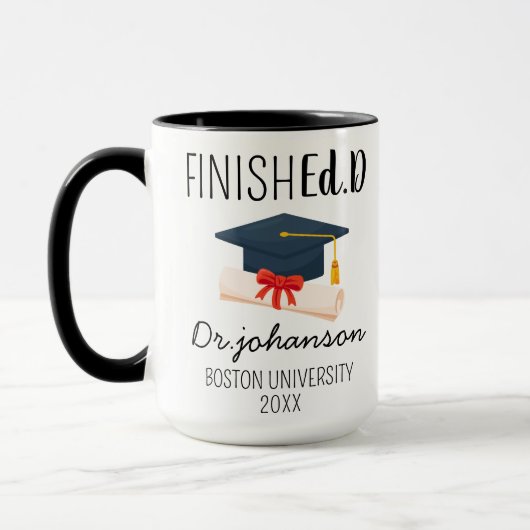 Edd Graduation Gifts For Her Him, EDD Mug, Doctora マグカップ (左)
