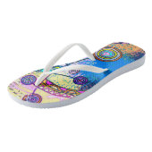 EDDArtが描いた手 – ドリームスケール1 ビーチサンダル (アングル)