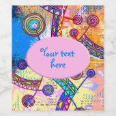 EDDArtが描いた手 – ドリームスケール1 ワインラベル (シングルラベル)