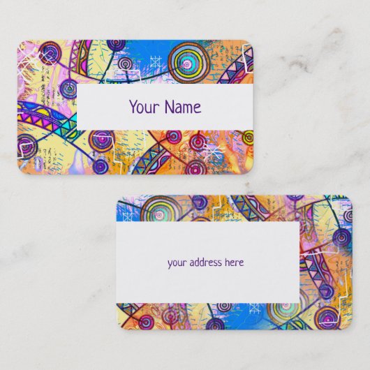 EDDArtが描いた手 – ドリームスケール1 名刺 (正面/裏面)