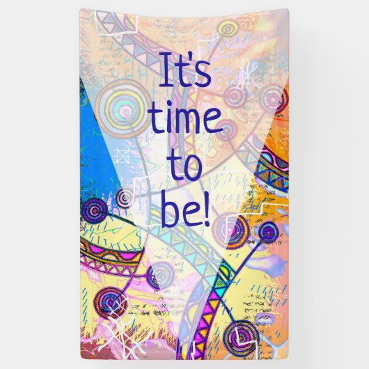 EDDArtが描いた手 – ドリームスケール1 横断幕 (縦)