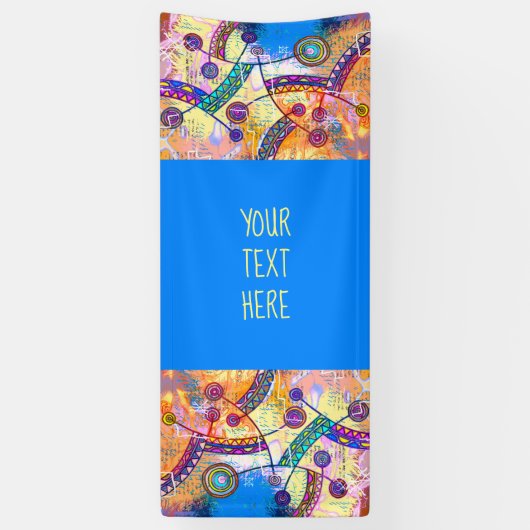 EDDArtが描いた手 – ドリームスケール1 横断幕 (縦)