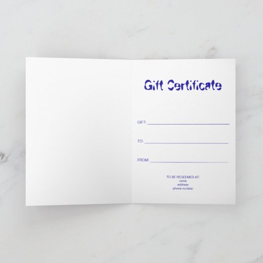 EDDArtが描いた手 – Blah Blah Blah 1 カード (内部)